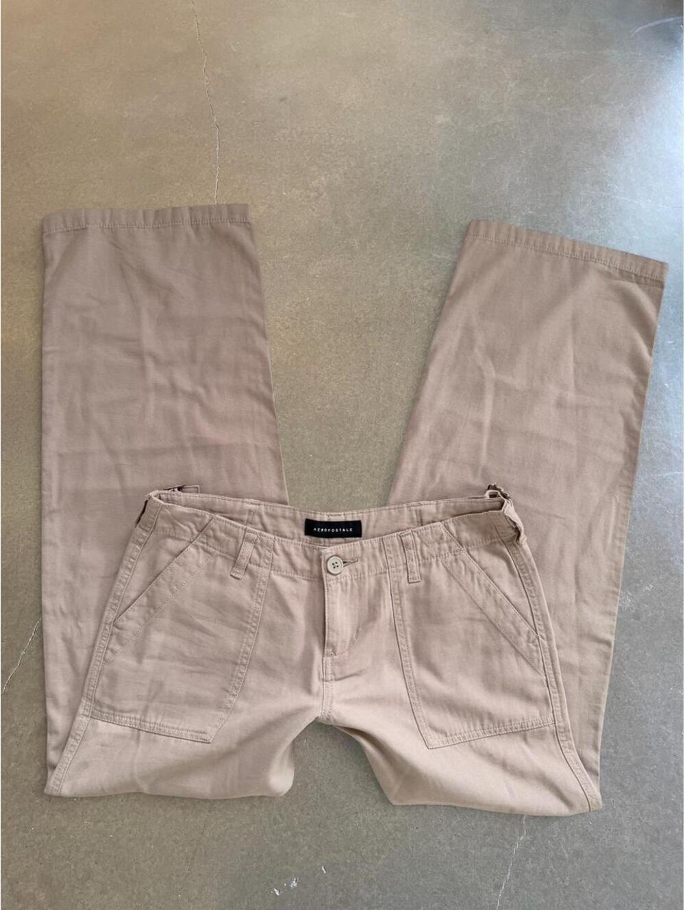 Y2k Aeropostale low rise straight leg khaki pants